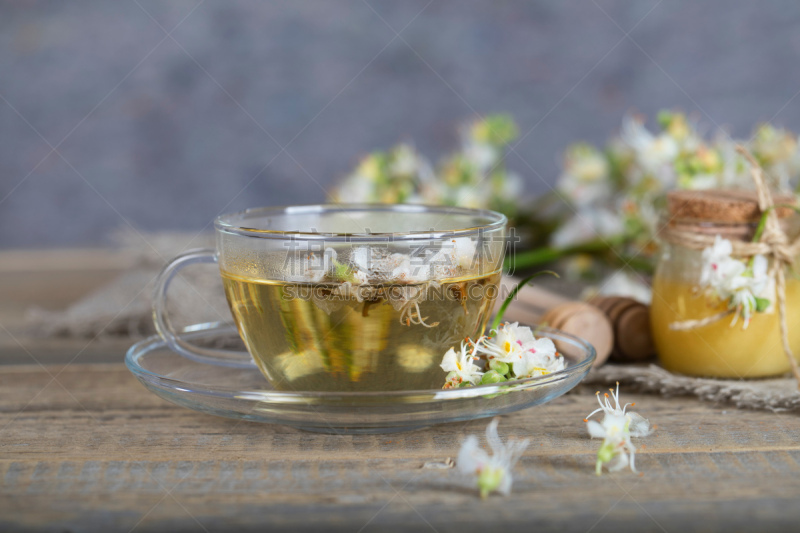 玻璃,茶,杯,栗子,留白,饮食,水平画幅,七叶树,无人,硬木地板