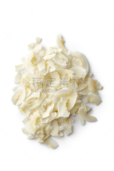 椰子,坚果,碎纸,干燥食品,干的,垂直画幅,饮食,搓碎干酪,高视角,水果