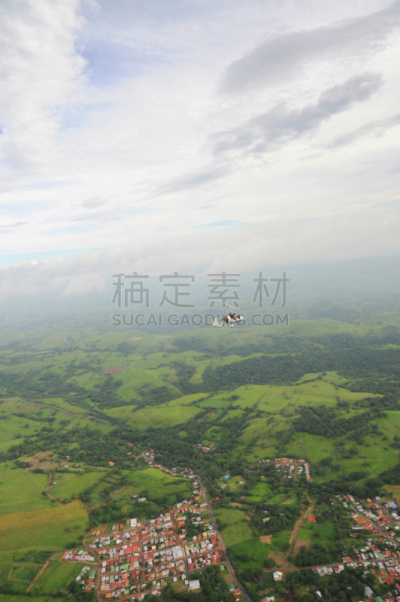 自传旋翼飞机,地形,鸡尾酒,在上面,层云,垂直画幅,天空,高视角,无人