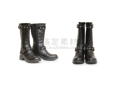高雅,白色,分离着色,妇女问题,靴子,个人随身用品,女人,式样,水平画幅,无人