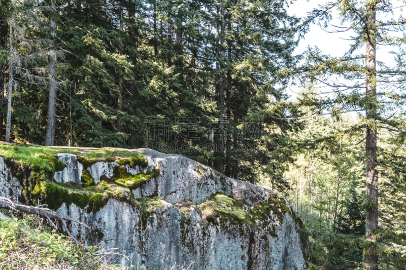 公元前,岩石,采石场,加拿大,北温哥华,水,天空,水平画幅,山,沙子