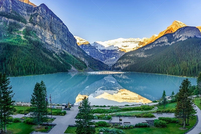 加拿大,自然美,露易斯湖,班夫,环境,云,雪,湖,绿松石色,加拿大落基山脉