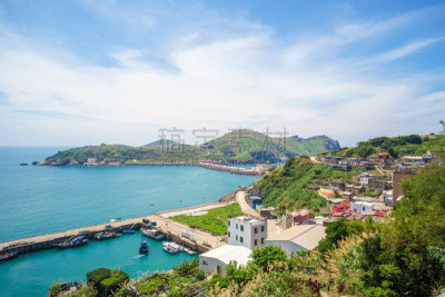 海港,郑州,马祖岛,堤道,亭台楼阁,要塞,礁石,热带植物图案,珊瑚,商用码头