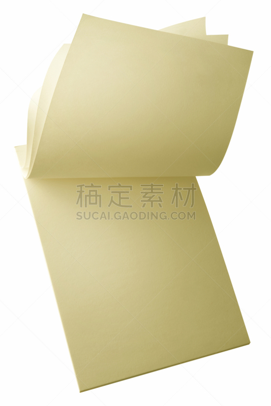 笔记本,留言板,垂直画幅,办公室,办公用品,无人,白色背景,便签,背景分离,开着的