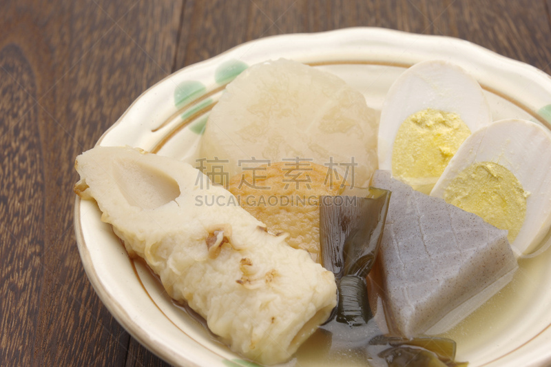 关东煮,水平画幅,膳食,鱼糕,卵,日本食品,日式火锅菜,食品,健康食物,十字花科