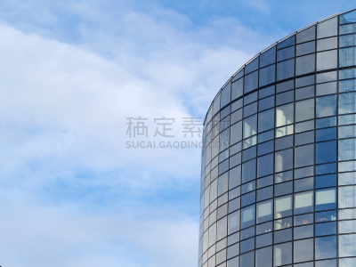 玻璃,利默里克郡,天空,新的,椭圆形,外立面,水平画幅,墙,工作场所,无人