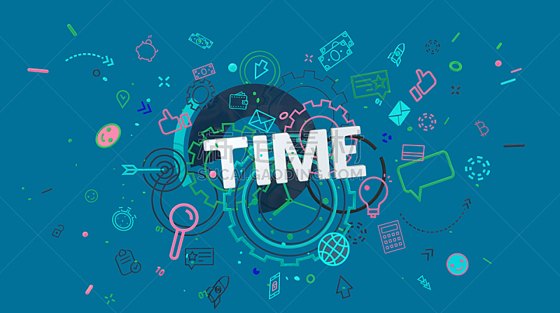 时间,概念,紧迫,单词,经理,多样,齿轮,现代,钟,三维图形