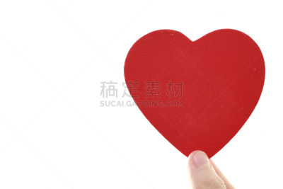 手指,心型,分离着色,白色,心脏移植术,移植手术,留白,水平画幅,提举,彩色图片