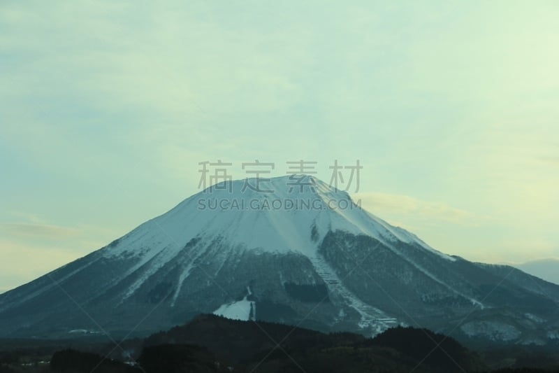 daisen,山,山阴地区,鸟取县,岩石海岸线,雪山,自然,水平画幅,岩石,雪