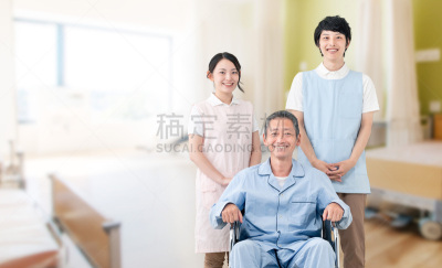 家庭护理,概念,轮椅,衰老过程,男人,职业,健康保健工作人员,专业人员,医药职业,日本人