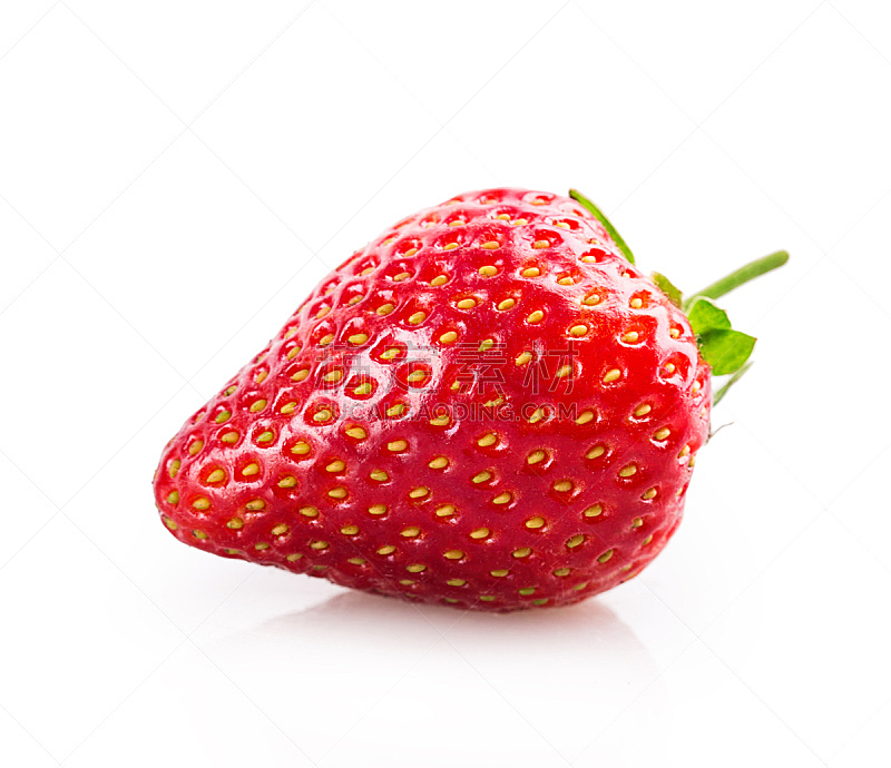 草莓,白色,红色,白色背景,生食,背景分离,食品,图像,浆果,熟的