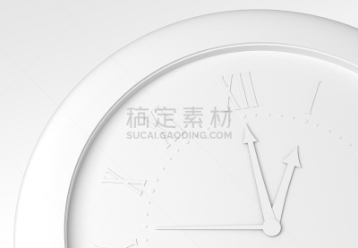 时间,秒针,水平画幅,夜晚,无人,钟,想法,白色,最后,三维图形