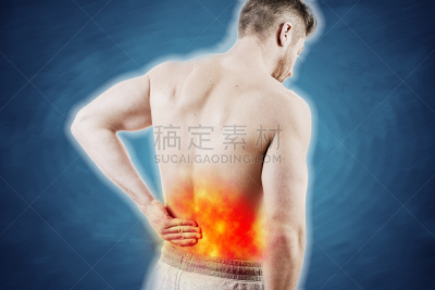 概念,男人,腰痛,照片,背神经索,椎间盘突出,疝,脊骨神经科矫正,无上装,身体受伤
