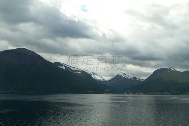 北,挪威峡湾,地名,水平画幅,无人,夏天,冬天,山,海景,自然