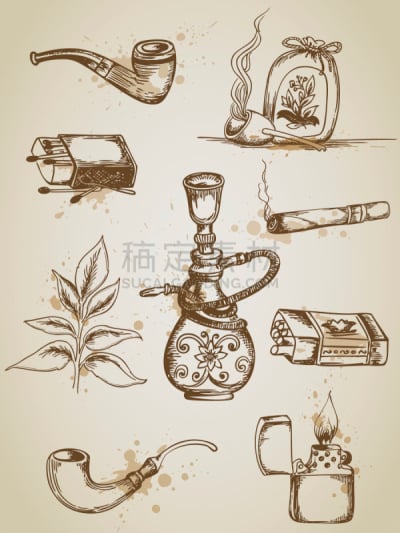 符号,香烟,火柴,过时的,火柴盒,概念象征,1940年至1949年,图像,复古风格,南美烟草
