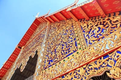 泰国,清迈省,松达寺,拉那风景饭店,旅行者,建筑,亚洲,远古的,东南亚