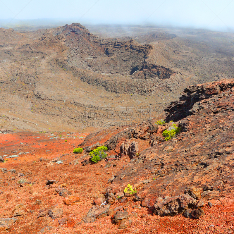 弗尔乃斯火山,熔炉,黑曜石,地震,留尼汪（法属）,火山喷口,沙子,火山地形,环境损害,户外