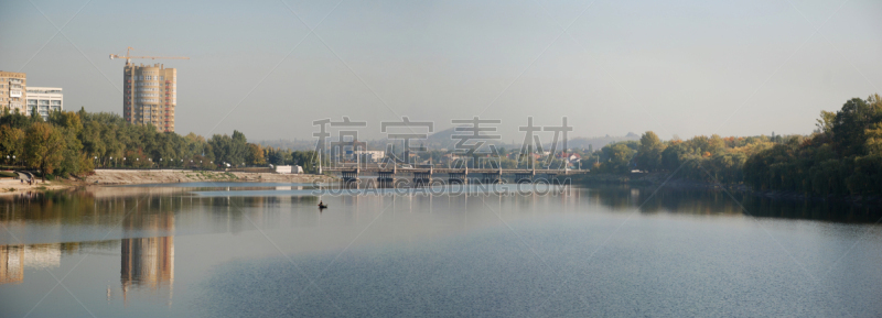 顿涅茨克,乌克兰,地形,水,天空,水平画幅,户外,都市风景,著名景点,河流