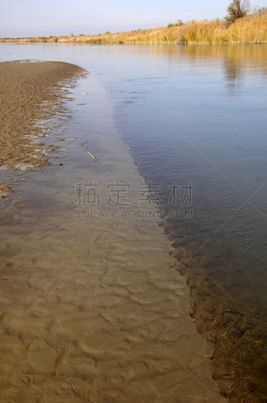 河流,小溪,垂直画幅,美,沙子,无人,草原,雪佛兰,户外,水力发电