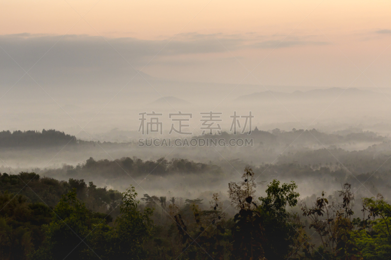 婆罗浮屠塔,墨拉皮火山,mis环状跑道,婆罗浮屠佛塔遗址,水平画幅,无人,太阳穴,寺庙,2015年,墨西哥湾沿岸国家