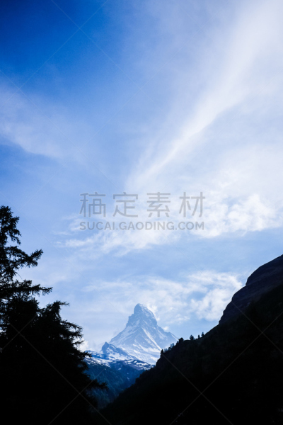 马特洪峰,策尔马特,瑞士,垂直画幅,天空,美,风,度假胜地,云,雪