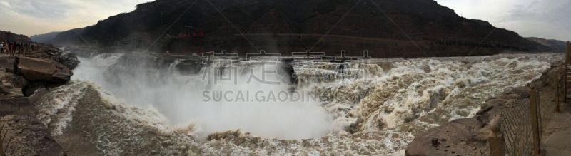 壶口瀑布,黄河,宏伟,连续性,地形,极端地形,拼块地形,丘陵起伏地形,户外,白昼
