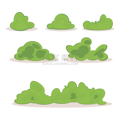 卡通,灌木,式样,动物手,绘画插图,美,形状,符号,夏天
