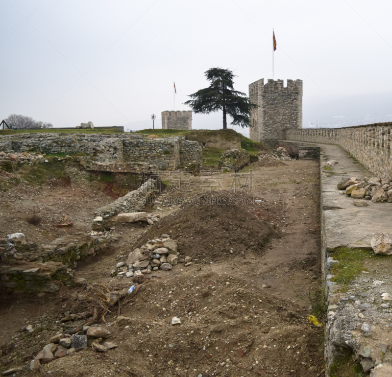 斯科普里,马其顿地区,斯德哥尔摩老城,羽衣甘蓝,北马其顿共和国,半岛,水平画幅,建筑,欧洲,人