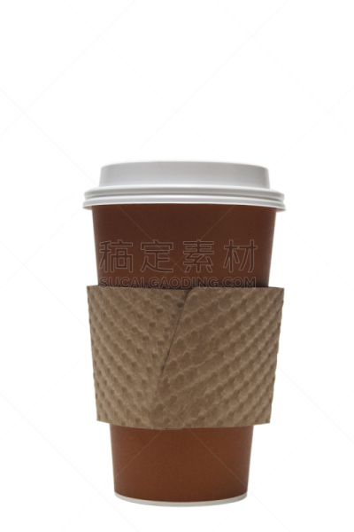 热,在活动中,咖啡,垂直画幅,一次性物品,褐色,无人,热饮,盖子,白色背景