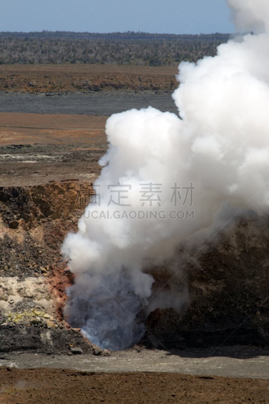 美国,希洛,几劳亚活火山,炙,熔炉,夏威夷大岛,风管,垂直画幅,地狱火,旅行者