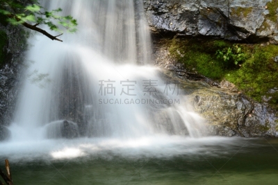 瀑布,环境保护,树荫,加利福尼亚,圆木,湖,户外活动,户外,自然,河岸区