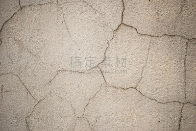 破碎的,混凝土墙,式样,水平画幅,风化的,无人,抽象,分离,骨折