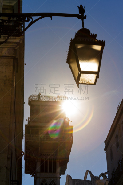 灯笼,日光,圣诞老公,垂直画幅,纪念碑,圣胡斯塔,古老的,巨大的,旅行者,夏天