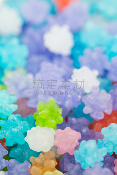 特写,多色的,古早糖金平糖,日本点心,垂直画幅,日本料理,无人,日本食品,满画幅,甜食