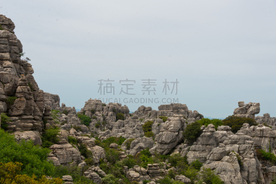 艾尔托克尔自然保护区,月球,喀斯特,侏罗纪,安达卢西亚,石灰石,天空,公园,水平画幅,无人