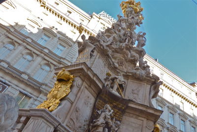 Autriche-Vienne, Colonne de la peste, mémorial