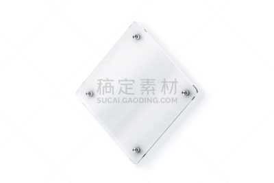菱形,空白的,玻璃,盘子,标志,轻蔑的,正下方视角,围墙,留白,面无表情