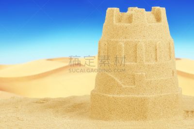 海滩,特写,沙雕,水平画幅,沙子,无人,夏天,户外,要塞,模塑