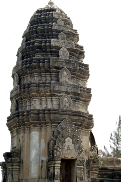 泰国,曼谷,亚洲,远古的,北榄府,大城,大城省,垂直画幅,旅游目的地,建筑