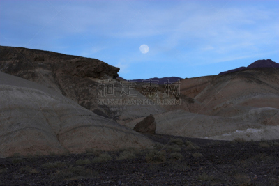 火山,水平画幅,沙子,夜晚,无人,月亮,火山地形,户外,石头,山
