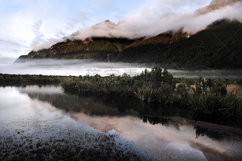 新西兰,峡湾,doubtful sound,milford track,米佛峡湾,自然,野生动物,水平画幅,雪,瀑布