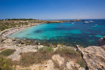法维尼亚纳,海滩,埃加迪群岛,欧洲,自然,风景,图像,海洋,无人,海岸线