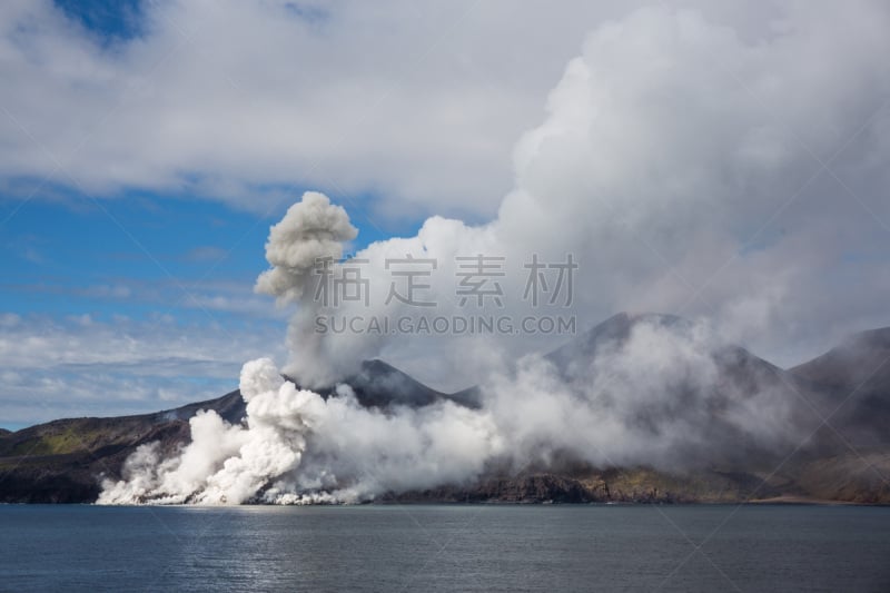 火山,雪,水,水平画幅,无人,火山地形,科学,岩层,偏远的,户外