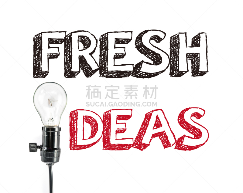 电灯泡,想法,清新,短语,电缆,脑风暴,商务策略,灵感,水平画幅,智慧