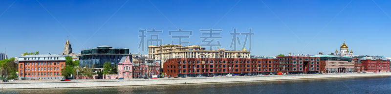 全景,莫斯科,宽的,自然美,天空,水平画幅,建筑,无人,户外