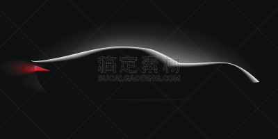 运动,汽车,阔口酒杯,侧面视角,夜晚,绘画插图,陆用车,怪异,前灯,跑车