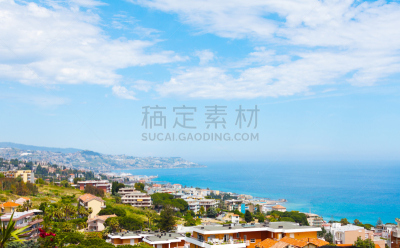 城镇,利古里亚大区,名声,圣雷莫,圣瑞莫,水,水平画幅,山,无人,海港