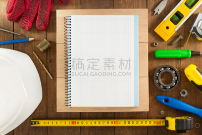 木制,工具,乐器,壁纸刷,水平画幅,画笔,想法,建筑业,工程,安全帽