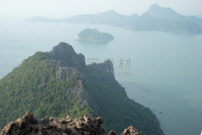 泰国,山,洛姆,巴蜀,渔船,田径赛,自然,旅游目的地,水平画幅,无人