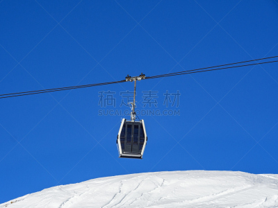 阿尔卑斯山脉,天空,度假胜地,水平画幅,奥斯塔山谷,雪,无人,户外,高处,运动